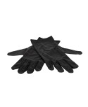 Guantes microfibra, negro, 26 cms, 1 par