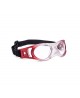 Gafa deportiva matte red