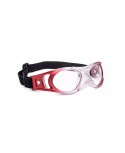 Gafa deportiva matte red