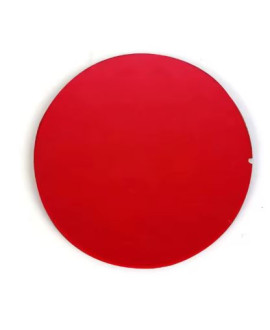 Lente CR-39, ROJO, B6,  50% 2 Un.