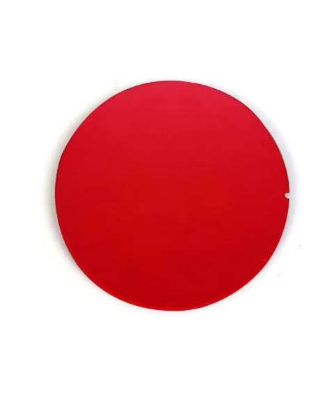 Lente CR-39, ROJO, B6,  50% 2 Un.