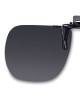 Suplemento pinza abatible, Gris, No polarizado, 62 x 56 (85%)