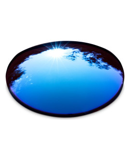 Lente CR-39, espejo azul, B6,  2 Un.